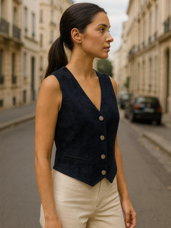 Kısa Yelek - Lacivert